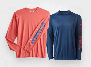 shop fishing shirts starting at $14.99