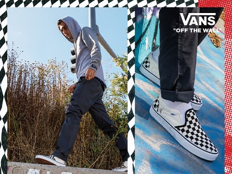 checkered vans academy